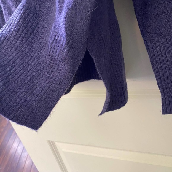 J Crew Purple Turtleneck Sweater Merino Wool/Alpaca Blend Size XS - Picture 3 of 5